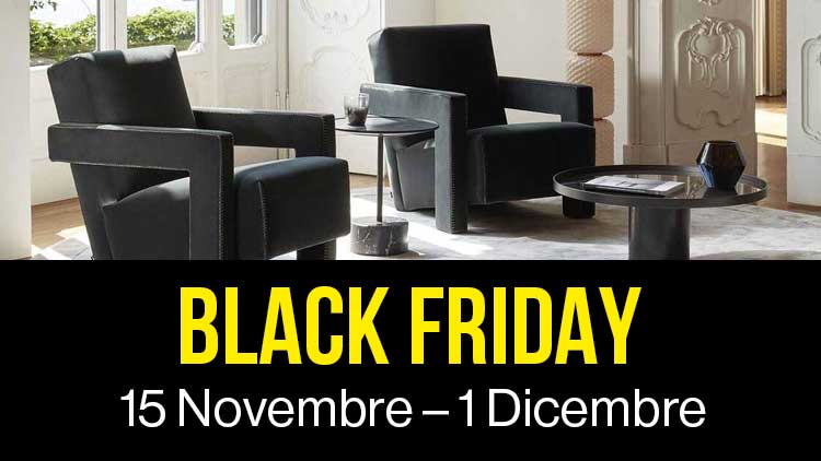 Cassina Black Friday: -15% su una selezione di icone del design