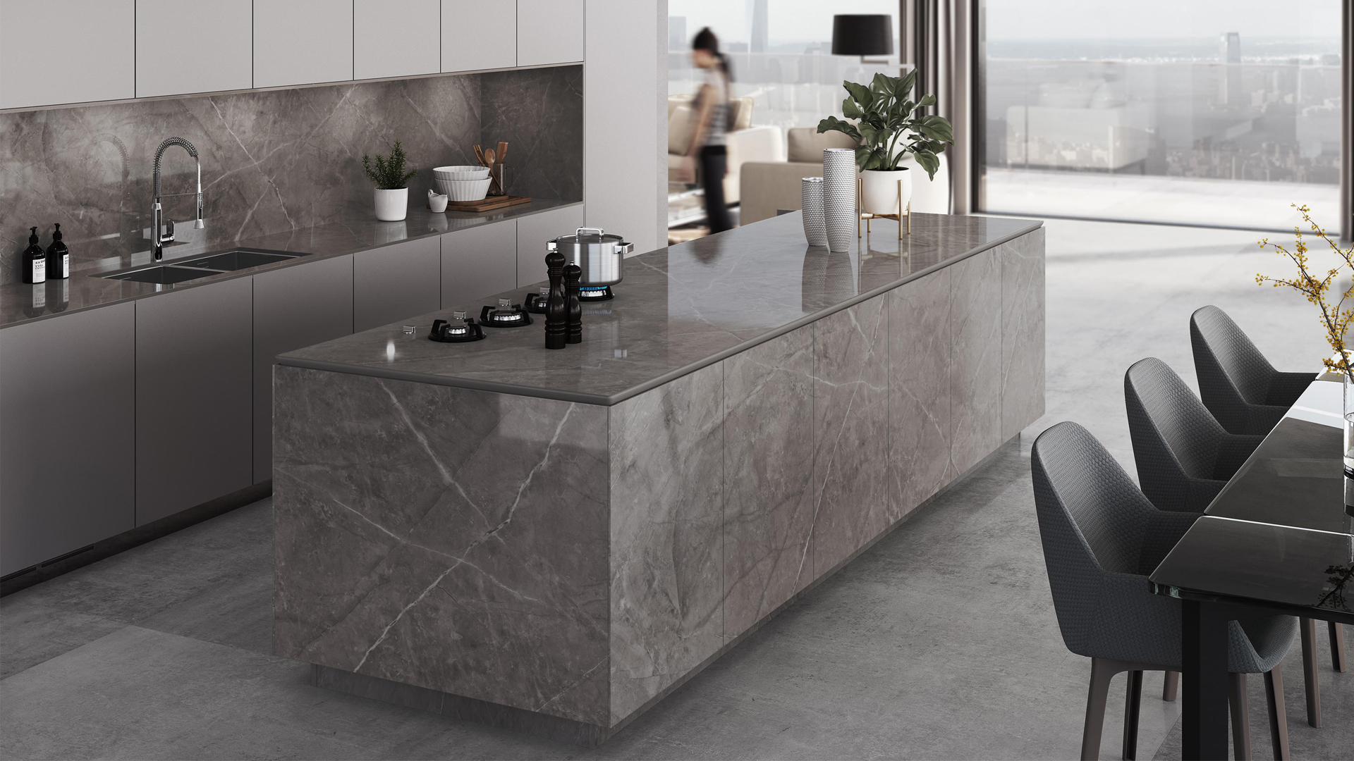 Piano lavoro cucina Dekton